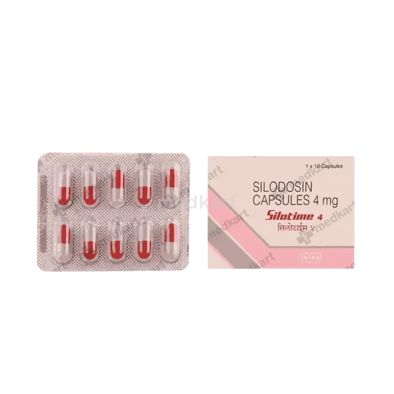 silotime 4mg capsule 10's